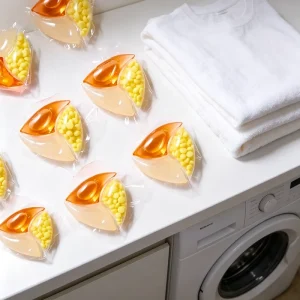 Private Label Disposable Apparel Laundry Detergent Pods with Custom Logo & Scent Bulk Supply