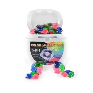 Private Label Eco Hypoallergenic Color Protection 10X Clean Stain Remover Laundry Detergent Pods for Sensitive Skin