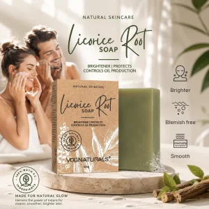 Private Label Herbal Licorice Root Bar Soap Double Whitening Cleaning Anti Acne Soap for Face and Body