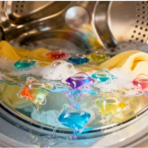 Private Label High Concentrate Laundry Detergent Pods 15g clear Clothes Detergent Washing Capsules