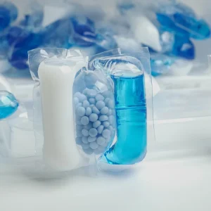 Private Label Laundry Pods 4 in 1 Eco-Friendly Cleaning Capsules for Washing Machines Disposable Apparel Detergent