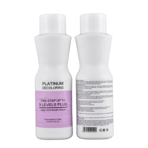 Private Label Platinum Decoloring Hair Bleach Cream Professional Salon Use Fomulated in Italy