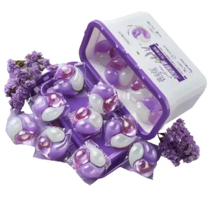 Private Label Tough Stain Removal HE 3 1 Laundry Soap Bead Washing Pods Disposable Apparel Gel Ball Pacs Manufacturer’s Capsule