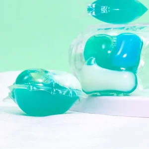 Rayshine Custom All in 1 Double Layers Laundry Pod Detergent Capsule 100 Pcs box