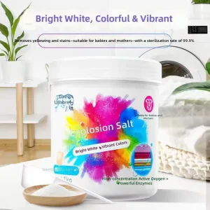Rayshine Eco Friendly 1KG bag Laundry Detergent Apparel Powder Oxygen Bleach Deep Cleaning Formula Floral Fragrance 30% 50%