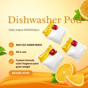 Residential Grease Removal Enzymes Eco Friendly Dishwasher Detergent Powder Pods