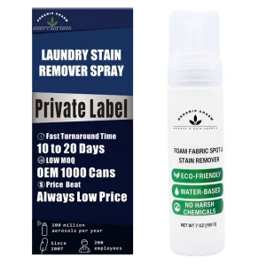 Safe Foam Stain Remover Spray 7oz No Harsh Chemicals Removes Red Wine Oil Blood Stains Instantly Without Washing Eco Friendly