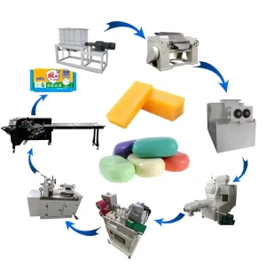 Small Automatic Bar Laundry Toilet Soap Making Packaging Machine for Home Mini Lab Soap Mold Plodder Machine