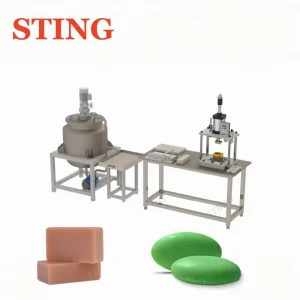 Small Business Solid Bar Soap Making Machine Engine Motor Automatic Control 100L Capacity for Toilet Bath Soap Production