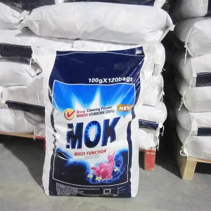 Small Package 100g Strong Cleaning Powder Remove Stubborn Stains Laundry Detergent Multi Function Washing Powder