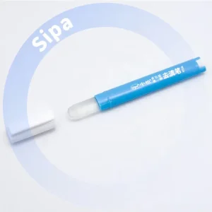Small and Portable Fabric Cleaning Pen with Flat Brush Tip Dry Erase and Wet Erase Ink Erasable