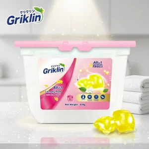 Stock All in One 8g Washing Capsule Custom Private Label Eco-Friendly Cleaning Pods Disposable