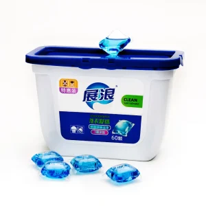 Super Concentrated Eco Friendly Disposable All in One Laundry Liquid Detergent Pods with Deep Clean Soften Features