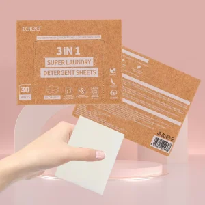 Super Concentrated Laundry Detergent Sheets Eco Friendly Disposable Paper Laundry Clean Detergent Sheet
