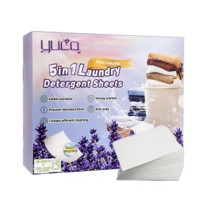 Super Condensed Eco friendly Solid Laundry Detergent Sheets Washing Detergent Paper Clothes Washing Sheets