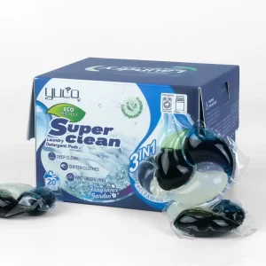 Superior Cleaning Power Washing Capsules 3in1 Eco Friendly High Performance Formula Laundry Detergent Pods for Baby Clothes