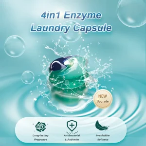 Sustainable Packaging Laundry Detergent Pods Stain Removal Eco Friendly Deep Clean Softening Fragrance OEM Manufacturer