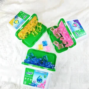 TOP Selling Eco friendly Material Capsules Highly Quality Laundry Products Allergy free Ingredient Laundry Capsule Pods