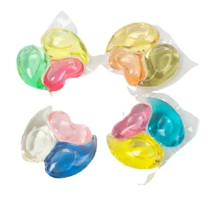 Three chamber Long lasting Floral Fragrance Pods Powerful Stain Removal Concentrated Laundry Detergent Internet Popular Cleaning