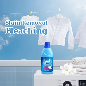 Toobett 600g Premium Laundry Liquid Bleach Detergent 0% 5% Active Ingredients 3 Year Shelf Life MSDS Certified for Apparel Use