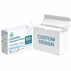 Tough On Stains Cold Water HE Compatible Laundry Detergent Sheets Plastic Jug Free Pre measured Laundry Sheets