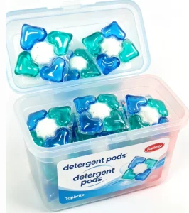 Transparent Pods Laundry Detergent Capsules 3 in 1 High Foam Laundry Detergent Pods Clothes Clean Detergent Gel