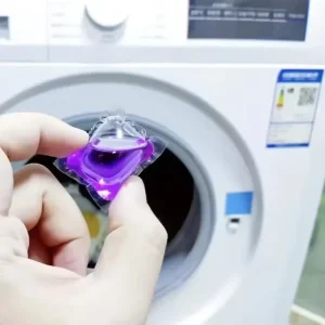 Transparent Water Soluble Film Soft Fragrance for Laundry Pods Capsules High Stretchability Blow Molding 500m Length 75um 90um