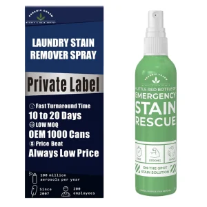Travel Stain Remover Spray for Tough Stains Like Wine Coffee Grease on Clothes Carpet and Pet Bedding Instant Treatment