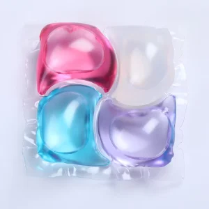 Washing Liquid Laundry Detergent Tablets Capsules Huggably Soft for Sensitive Skin OEM Detergent Capsule Customized