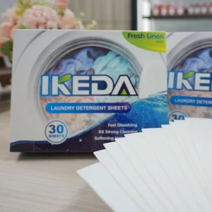 Washing Paper Tablet Eco Friendly Laundry Sheets For Cloths OEM ODM