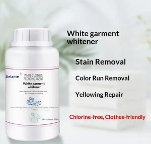 White Clothes Color Restorer Bleach Powder Powerful Stain Remover Anti Yellowing & Brightening Fix Dye Transfer