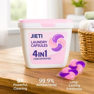Zero Waste 4in1 Disposable Laundry Pods Eco-Friendly Non-Toxic Capsules for Delicate Heavy Duty Wash Bulk Supply