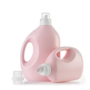 1.2L 2.5L HDPE Plastic Cleanser Bottle 2.4KG 5KG Washing Liquid Laundry Detergent Bottles Customizable