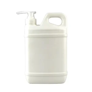 1.5Liter Empty HDPE Square Shoulder Plastic Dishwashing Liquid Bottle Lotion Bottle with Pump