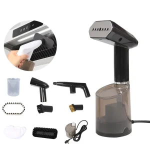 1300W 210ml 2 in 1 Laundry Appliance Crease Free Clothing Steam Cleaner Garment Care Iron Travel Fabric Steamer
