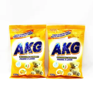 1KG Eco Friendly Lemon Scent Laundry Detergent Powder for Apparel Hand & Machine Wash Stain Remover