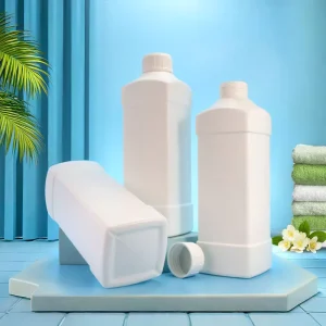 1L Square HDPE Plastic Bottle 1000ml Laundry Detergent Cosmetic Spray Bottle Shampoo Lotion Wigs Face Mask False Eyelashes