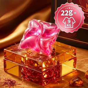 22g High Grade Niche Perfume Laundry Pods OEM Free Sample 8X Stain Removal Bacteriostasis 72H Scent Silk Delicate Fabric Wash