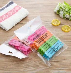 24pcs Pack Laundry Clothespins for Towels Socks Clips for Bed Sheet Hangers Racks