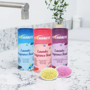 260g Eco Friendly Portable Disposable Laundry Scent Booster Beads Floral Fragrance Whitening OEM Eco Packaging Paper Tube