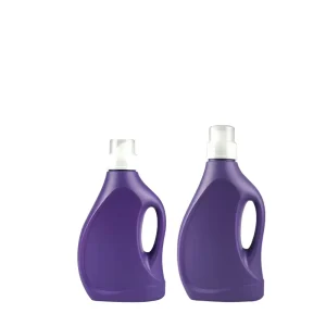 2L White Matte HDPE Liquid Detergent Bottle Plastic Laundry Detergent Bottle With Custom Label