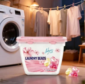 3 In 1 Laundry Detergent Pods Fruit Scent Washing Capsules Long Lasting Fragrance Beads Deep Clean Gel For Apparel