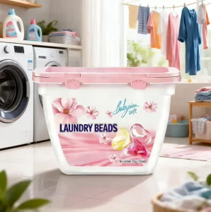 3 in 1 Laundry Detergent Capsules Multi Effect Washing Pods Color Protection Gel Beads for HE Machine Household Cleaning