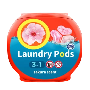 3 in 1 Laundry Detergent Pods Laundry Beads Detergent Wash Clothes