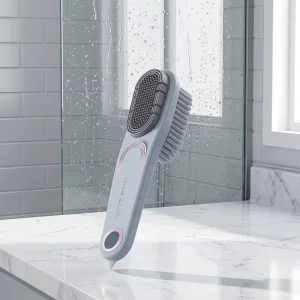 3 in 1 Soft Plastic Laundry Cleaning Brush Household Accessory Tool for Clothes and Shoes Scrubbing Hand Design Style