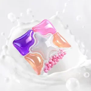 30 Count Luxury Fruity Scented Disposable All In1 Gel Laundry Capsules Long Lasting Fragrance Detergent Pods Apparel Scent Beads
