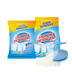 30g 25kg Abluent OEM ODM Eco Friendly Jasmine Lemon High Foam Laundry Detergent Powder for Apparel