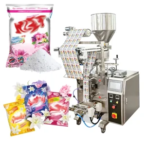 30g Bag Filling For Bleaching Sodium Percarbonate Powder Laundry Soap Powder Packing Machine For Detergent Travel Pack Packaging