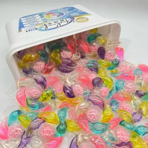 30pcs 50pcs box High Quality 6 in 1 Fabric Softener Laundry Detergent Pods with Fragrance Enhancing Beads