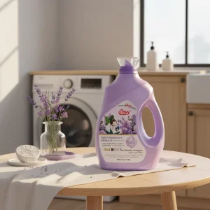 3kg Multi Effect Lavender Perfume Laundry Liquid Mild Anti Static Formula Strong Decontamination Color Lock Large Capacity